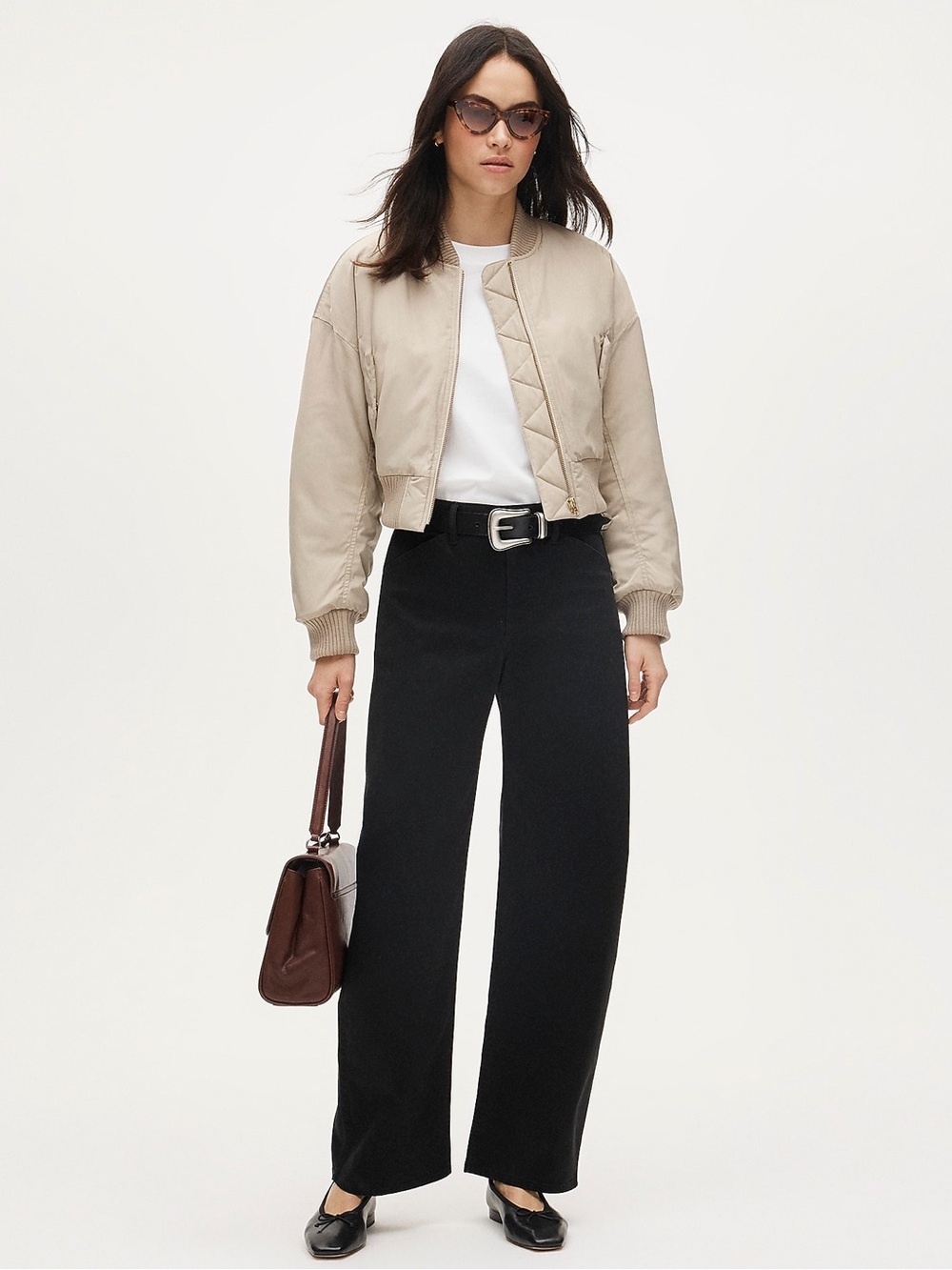NWT Zoe Barrel Chino Pants